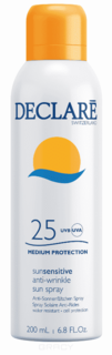 Declare - Солнцезащитный спрей SPF 25 с омолаживающим действием Anti-Wrinkle Sun Spray SPF 25, 200 мл