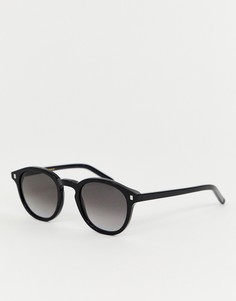 Черные круглые солнцезащитные очки Monokel Eyewear Nelson - Черный