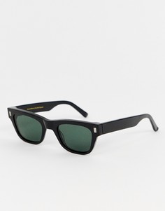 Черные квадратные солнцезащитные очки Monokel Eyewear Aki - Черный