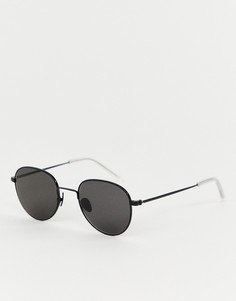 Черные круглые солнцезащитные очки Monokel Eyewear Rio - Черный