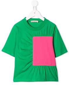 Marni Kids футболка в стиле колор-блок