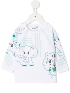 Kenzo Kids футболка с длинными рукавами