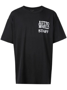 Travis Scott Astroworld футболка оверсайз с принтом