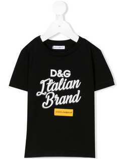 Dolce & Gabbana Kids футболка с логотипом