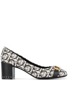 Salvatore Ferragamo Gancini logo pumps