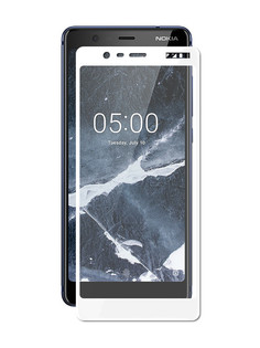 Аксессуар Защитное стекло для Nokia 5.1 Optmobilion 2.5D White