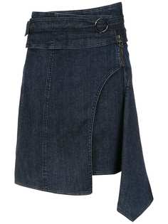 Tufi Duek джинсовая юбка асимметричного кроя