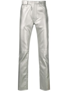 Cmmn Swdn leather effect trousers