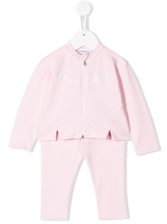 Emporio Armani Kids спортивный костюм с вышитым логотипом