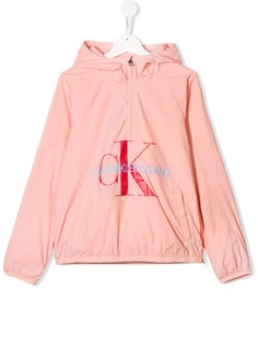 Calvin Klein Kids непромокаемая куртка с логотипом