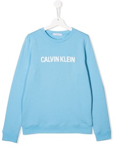 Calvin Klein Kids printed logo sweatshirt