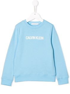 Calvin Klein Kids logo printed sweatshirt