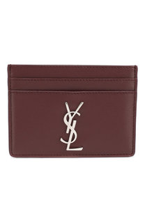 Кожаный футляр для кредитных карт Monogram Saint Laurent