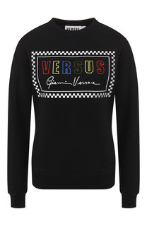 Хлопковый пуловер Versus Versace