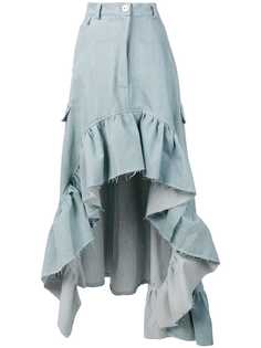 Barbara Bologna джинсовая юбка с асимметричным подолом
