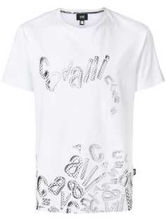 Cavalli Class 3D logo print T-shirt