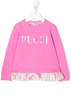 Emilio Pucci Junior logo sweatshirt