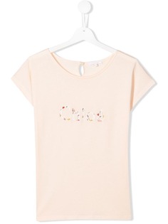 Chloé Kids футболка с логотипом