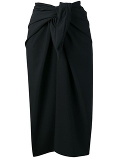 Jean Paul Knott midi sarong skirt