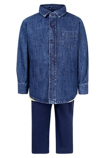 Комплект с джинсовой рубашкой Il Gufo