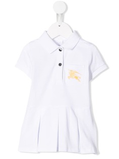 Burberry Kids платье-поло с вышитым логотипом