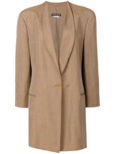 Giorgio Armani Vintage пиджак в клетку свободного кроя