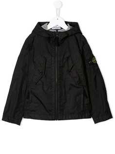 Stone Island Junior куртка на молнии с капюшоном