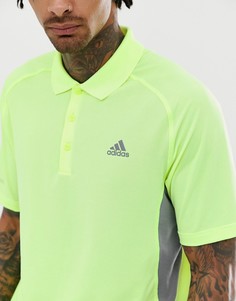 green adidas golf top