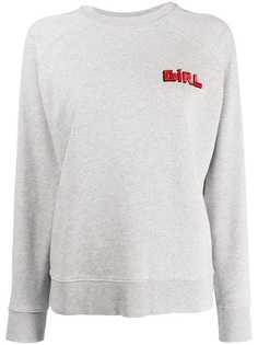 Bella Freud Girl Slogan jersey sweater