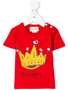 Gucci Kids футболка с принтом Wishify