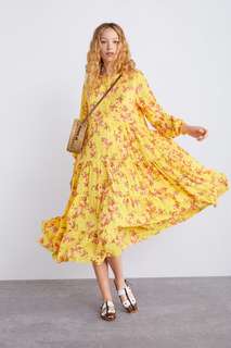Купить женское длинное платье Zara в интернет-магазине | Snik.co