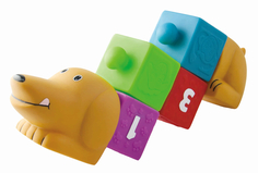 Развивающая игрушка Собачка с кубиками Little Hero