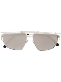 Versace Eyewear солнцезащитные очки c зеркальными линзами