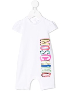 Moschino Kids комбинезон с логотипом