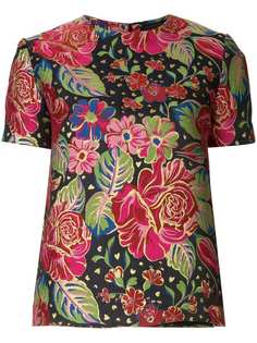 Manish Arora short-sleeved floral top