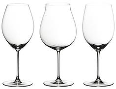 Наборы бокалов для красного вина Riedel Veritas - Набор фужеров 3 шт Tasting set (6449/67, 6449/41, 6449/0) хрусталь 5449/74