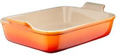 Посуда для запекания Le Creuset Блюдо прямоугольное 37х32см Оранжевая лава