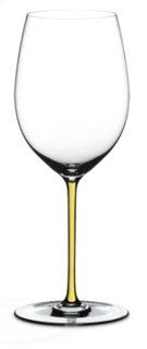 Бокалы для красного вина Riedel Fatto a Mano - Фужер Cabernet/Merlot 625 мл хрустальное стекло с желтой ножкой 4900/0Y