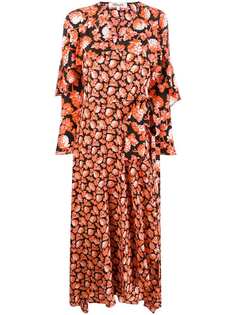 Dvf Diane Von Furstenberg платье с запахом и цветочным принтом