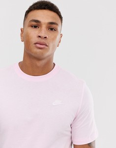 Розовая футболка с логотипом Nike Club AR4997-663 - Розовый