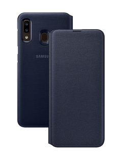 Аксессуар Чехол для Samsung Galaxy A205 Wallet Cover Black EF-WA205PBEGRU