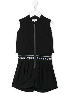 Dkny Kids укороченный комбинезон с логотипами