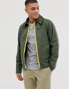 Зеленая вощеная куртка с контрастной молнией Barbour Beacon - Зеленый