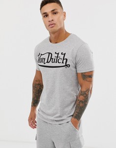 Футболка с круглым воротом и логотипом Von Dutch - Мульти