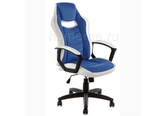 Компьютерное кресло Gamer белое / синее 1940 Gamer белое / синее 1940 (13544)