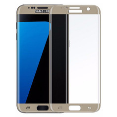 Аксессуар Защитное стекло для Samsung Galaxy S7 Solomon 2.5D Full Cover Gold 7972