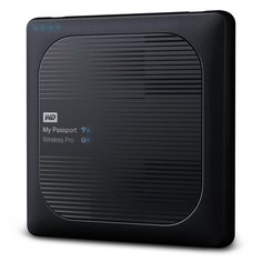 Жесткий диск Western Digital My Passport Wireless Pro 3Tb WDBSMT0030BBK-RESN