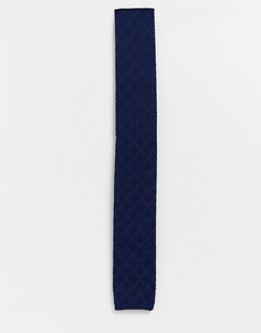 Вязаный галстук Ben Sherman - Темно-синий