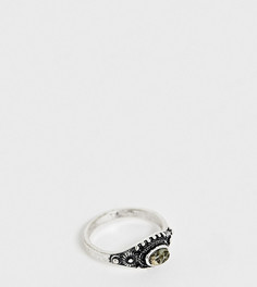 Серебристое кольцо с камнем Reclaimed Vintage эксклюзивно для ASOS - Серебряный