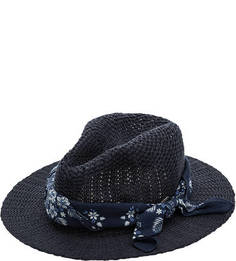 Шляпа Плетеная шляпа темно-синего цвета Pepe Jeans